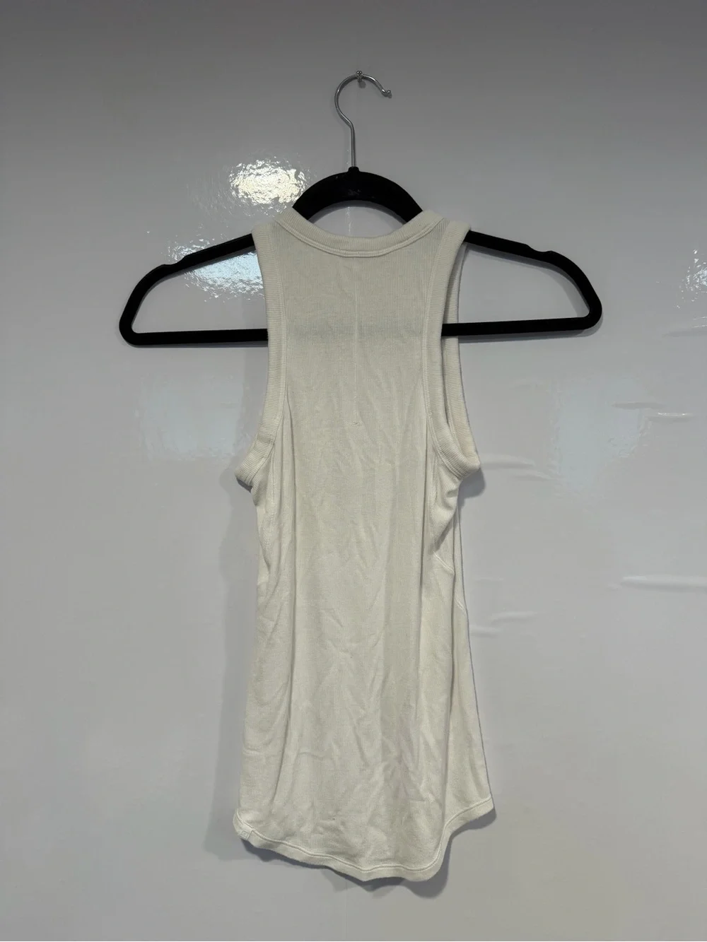 White hold tight knit lululemon racerback tank top‎